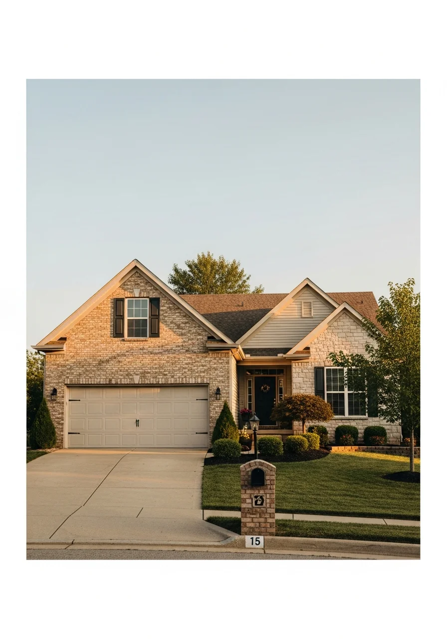 Single-family home in O'Fallon showing typical exterior features and landscaping.